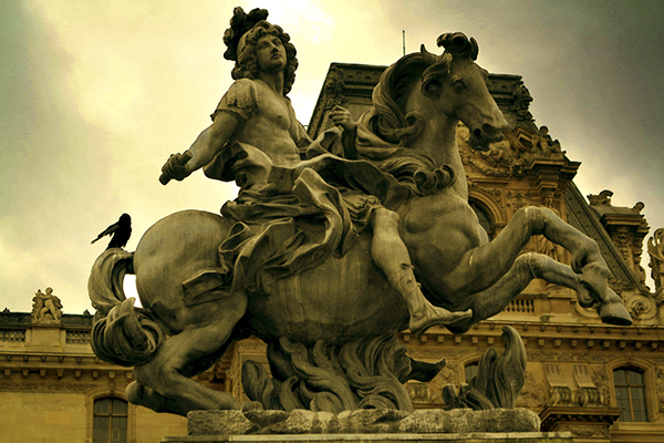 Statue équestre de Louis XIV