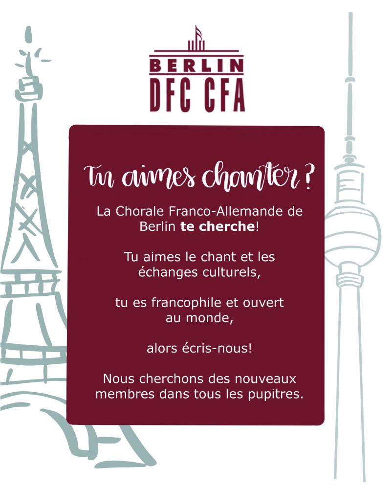 Flyer chorale cherche